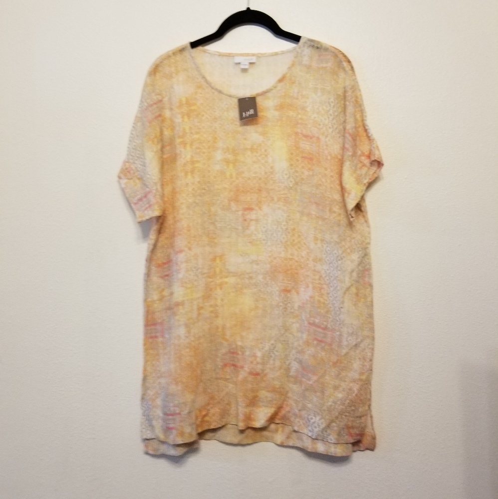 J.jill pure jill tapestry print tunic - Picture 2 of 8